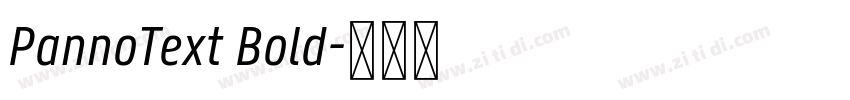 PannoText Bold字体转换